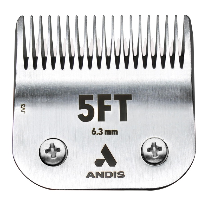 Andis 560205 CeramicEdge Clipper Blade #5FT 24T Upper / 17T Lower, Stainless Steel