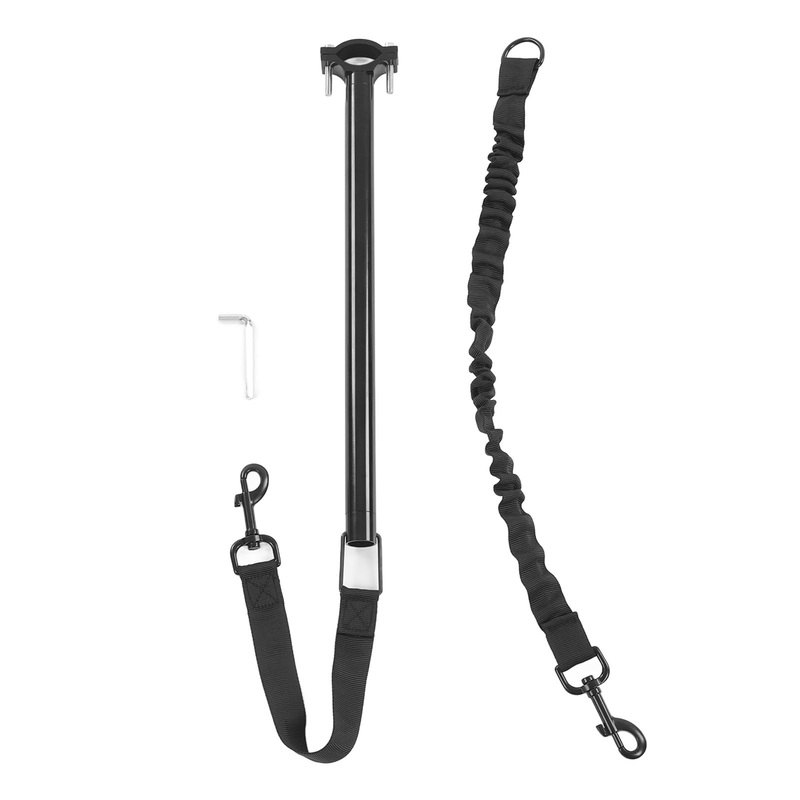 Bike Dog Leash, 180 Rotating Dog Bike Leash, Detachable, Adjustable for The Smoothest Ride