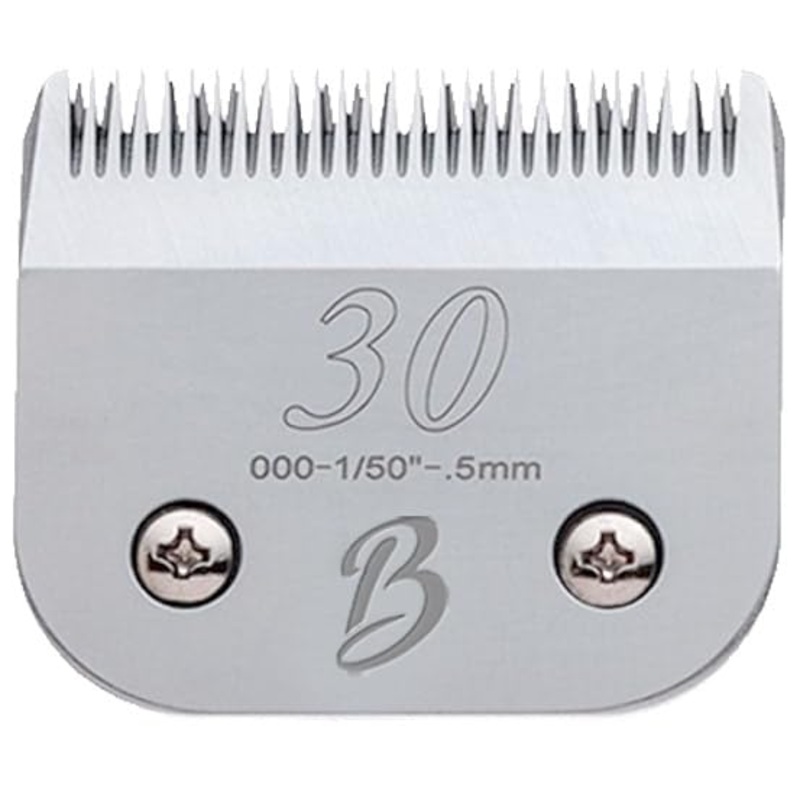 Detachable A Series 30 Blades for Dog Grooming Cuts 1/50″ – 0.5mm Japanese High Carbon Steel Dog Clipper Blades & 30 Blade Dog Grooming (Compatible A5 Series Clippers for Dogs Cat (B30) 30 (1/50″ – 0.5mm)