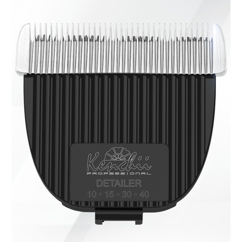 Kenchii Flash Clipper Blade (Fine Detailer) Only Compatible with Flash Clipper, Black & White Fine Detailer