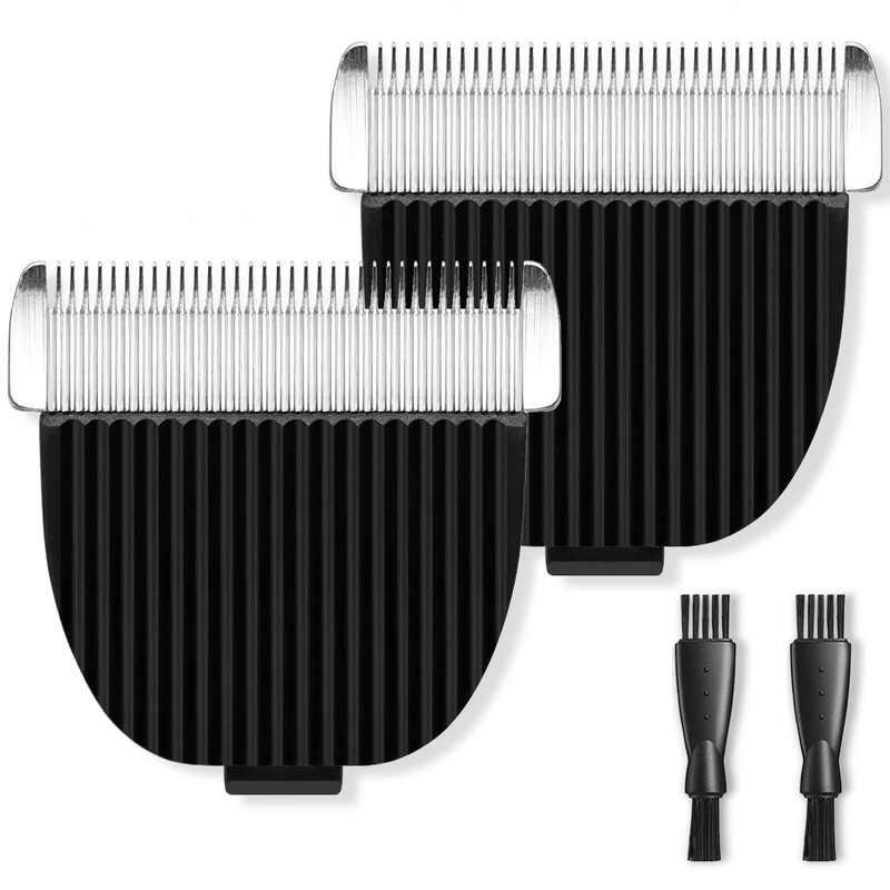 Replacement Blades 2 Pack for ONEISALL Dog Hair Vacuum and Dog Grooming Kit, Low Noise Pet Clipper Replacement Blade for ONEISALL Replacement Blade, Cleaning Brush