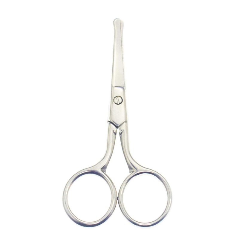 3.6 Inch Silent Pet Grooming Tiny Safety Curved Scissors for Cats & Dogs – Quiet Alternative to Electric Clippers for Sensitive Pets