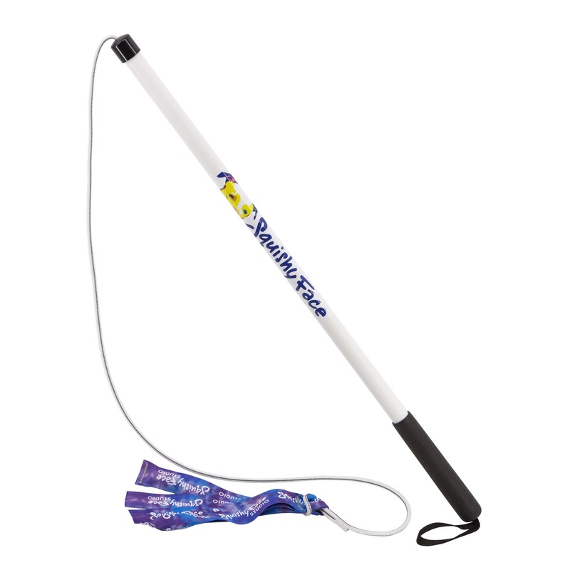 Flirt Pole V2 with Lure – Durable Dog Toy for Fun Obedience Training & Exercise, Purple/Blue Tie Dye, Regular – 36 inch for All Breed Sizes Squeaker Regular (36 in)