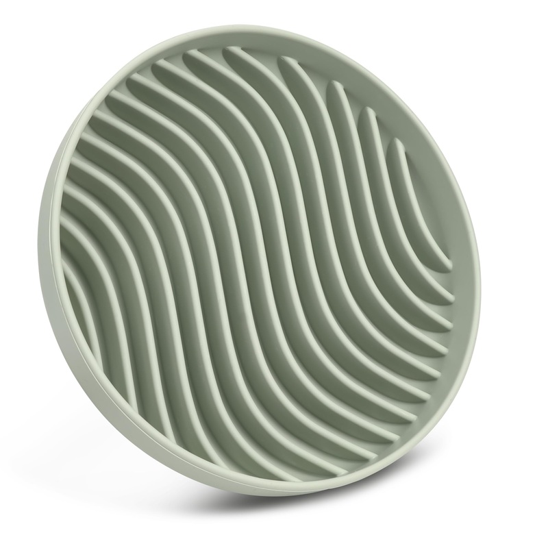 Cat Slower Feeder Bowl, Silicone Dog Puzzle Bowl, Non Slip Slow Feeder Bowls for Dogs Cats Puppies Kitten