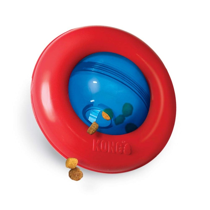 KONG Gyro – Interactive Dog Toy for Treat Dispensing – Dog Slow Feeder for Healthy Eating – for Small Dogs Small (Pack of 1)
