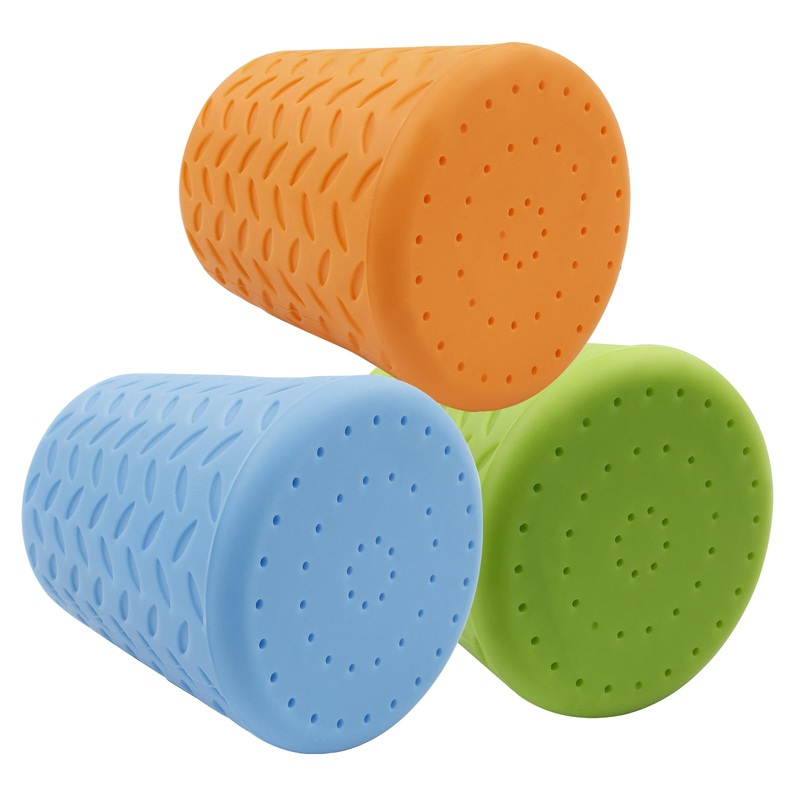 Portable Dog Shower Head 3PCS Blue+Green+Orange
