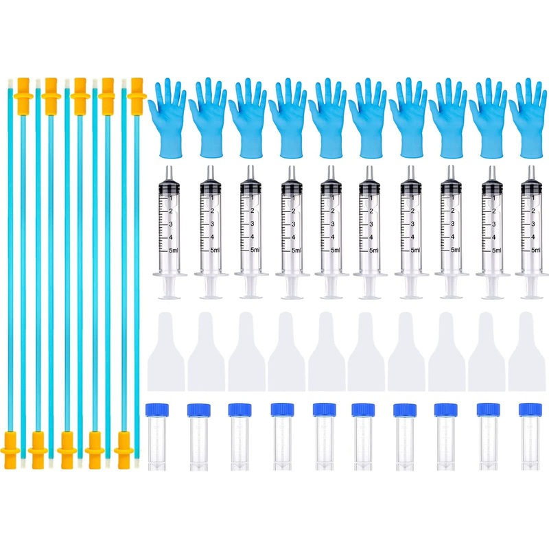 10 Set AI Artificial Insemination Dog Breeding Kit, Canine Breeding Kit, Dog Insemination Breeder Kit, Disposable Canine Artificial Insemination, Canine Breeding Supplies (11.8 inch,Medium Breeds) 11.8 inch,Medium Breeds