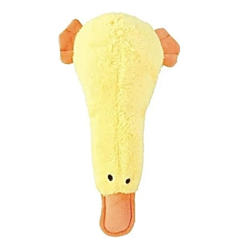 9″ Duck Shaped Dog Toy – Plush, Squeaky & Durable – Soft Chew Toy for Small to Medium Dogs – Available in Blue, Green, Yellow, Pink, Purple