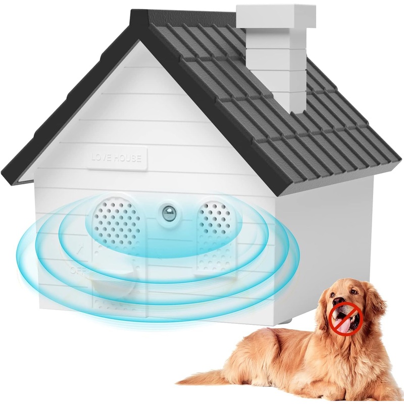 Anti Barking Device, Dog Bark Deterrent Devices, Anti Barking Device Indoor Outdoor, Ultrasonic Dog Barking Control Devices with 4 Modes Up to 50 Ft, Anti Bark Device for Dogs, Dog Barking Silencer