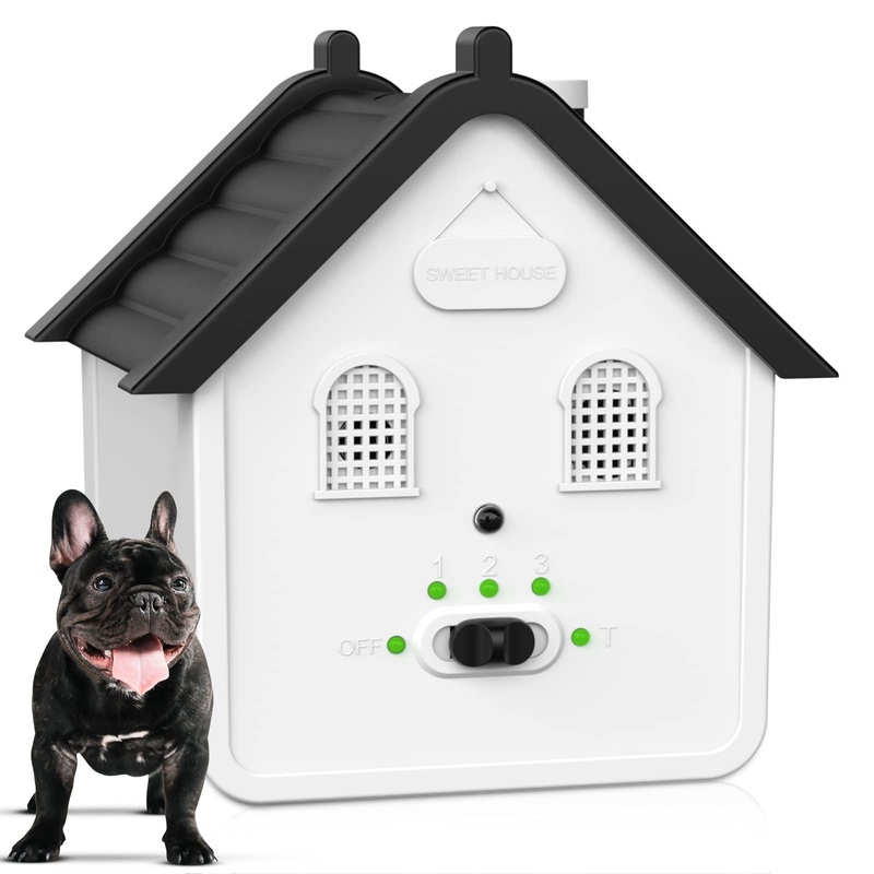 Anti Barking Device, Ultrasonic Dog Barking Deterrent Devices Safe for Dogs, 2-in-1 Dog Barking Control Devices Up to 50 Ft Range Dog Training & Behavior Aids, Anti Bark Device for Indoor & Outdoor