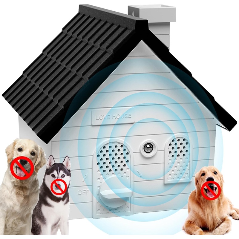 Bark Box, Anti Bark Device For Dogs, Barking Dog Silencer, Anti Barking Device, 3 Frequency Dog Bark Deterrent Devices, For Indoor And Outdoor Use, For Small Dogs, Medium Dogs, Large Dogs (Black)