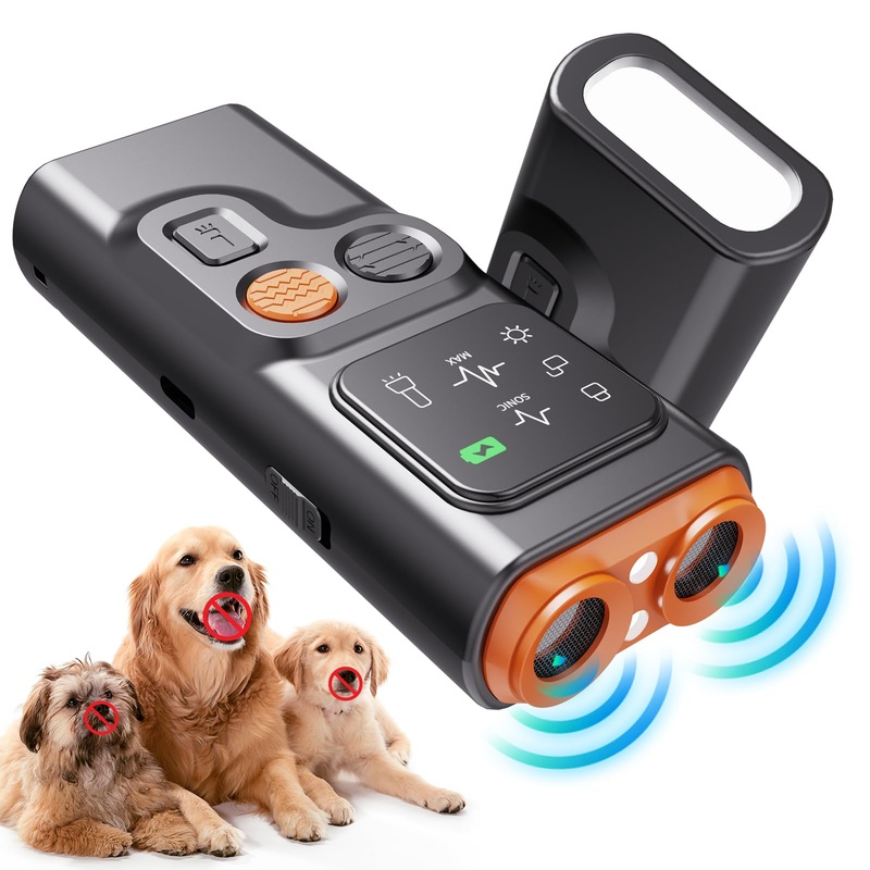 BarkGuard – Bark Guard Anti Barking Device for Dogs, 2024 Upgraded Dog Bark Deterrent Devices Can Stop Bad Behavior with HD Display and LED Flashlight, No Need Yell Or Swat, Just Point to A Dog (1)