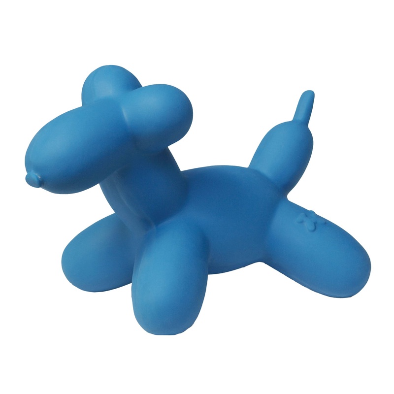 Outward Hound Latex Blue Rubber Balloon Dog Squeaky Dog Toy, XS Latex Balloon X-Small (Pack of 1)