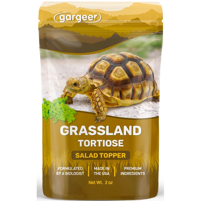 2oz Desert/Grassland Tortoise Food Supplement, Flower Salad Mix Topper. Supercharge Appetite, Health & Immune System. Complete Diet, Rich with Vitamins, Made in The USA. Enjoy! Grassland Tortoise Topper 2 Ounce (Pack of 1)