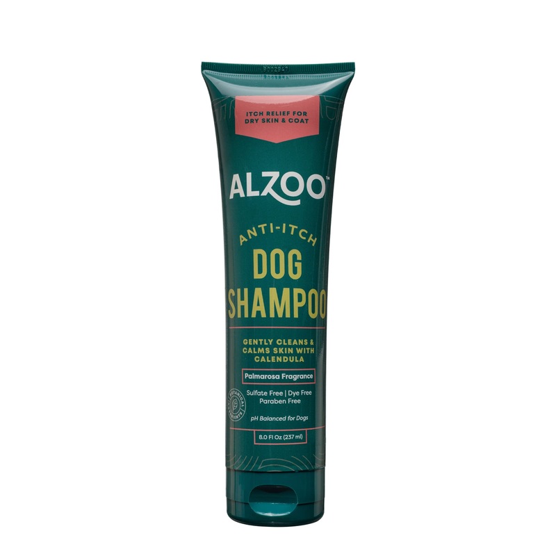 Anti-Itch Shampoo for Dogs, Specially Formulated for Dogs with Dry, Itchy Skin, 100% Plant-Based Active Ingredients, Palmarosa Fragrance, Made in USA, 8 Fl. Oz. 8 Fl Oz (Pack of 1) Anti-Itch Shampoo