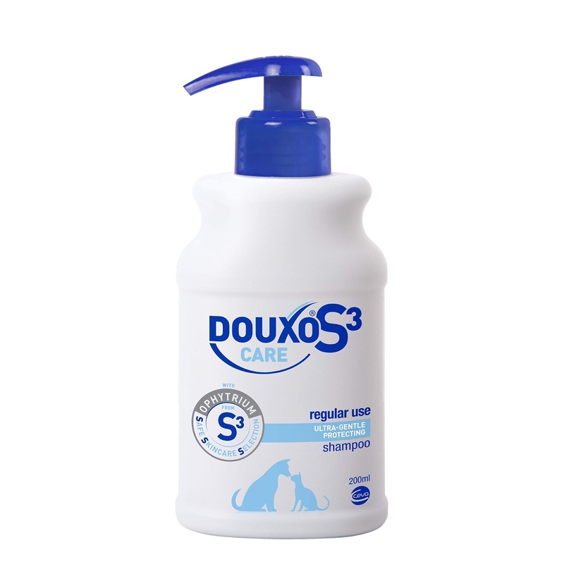 DOUXO S3 Care – Shampoo – Dog & Cat Hygiene – Regular Use – Ultra-Gentle – Protecting and Hydrating – Hypoallergenic Fragrance – Veterinary Recommended – 200ml