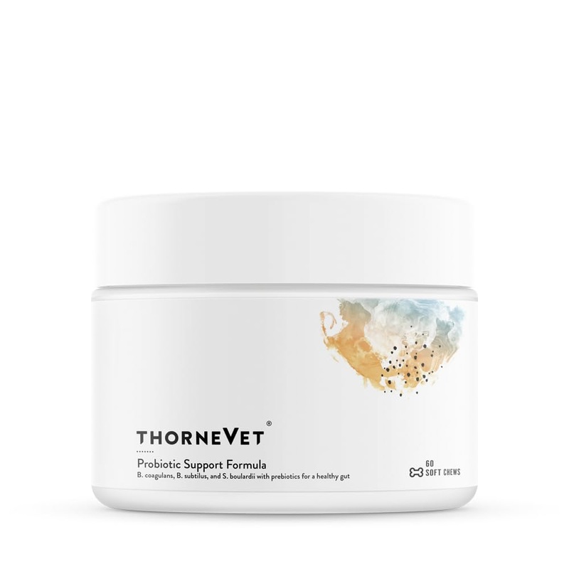 ThorneVET Probiotic Support Formula  Gastrointestinal Support for Dogs, Cats & Horses 60 Soft Chews