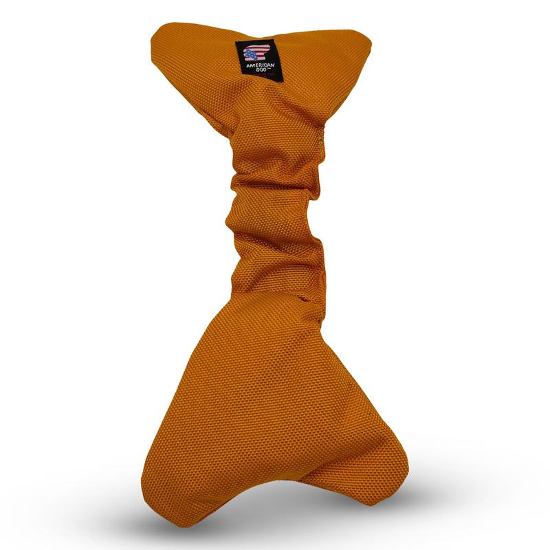 Bungee Bone  Durable Fetch & Tug Dog Toy Made in USA from Pet-Safe, Machine-Washable 1680 Nylon Ballistic Material for Bonding, Play Time, Mental Stimulation, Exercise, Training, & More One Size Bungee Bone