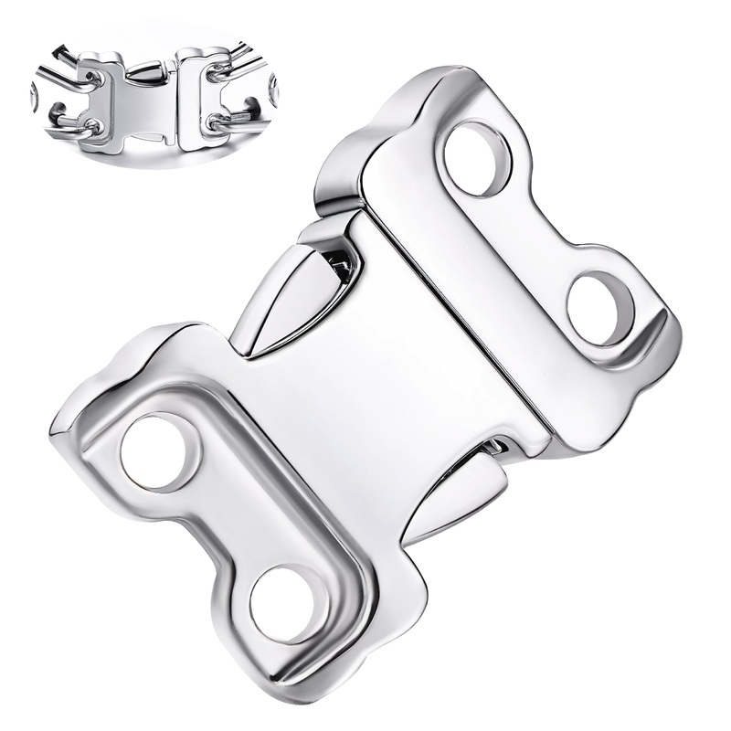 Dog Collar Buckle, Quick Release Stainless Steel Buckle for Small Medium Large Dog Training Collar (2.25 mm) 2.25 mm