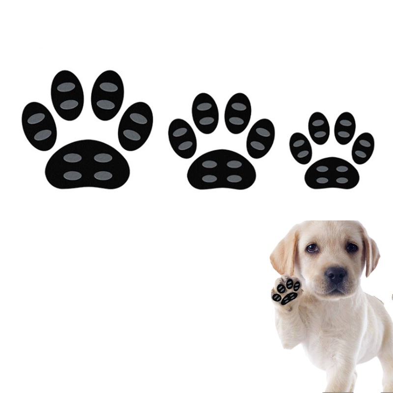 Dog Paw Protector Anti-Slip Pads, Toe Grips for Dogs from Slipping On Hardwood Floors, Stronger Self-Adhesive Paw Pad Provide Traction for Senior, Injured Dogs (5 Sets – 10 Pads) (M) Medium