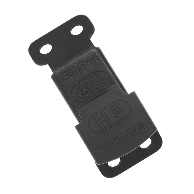Herm Sprenger Black Stainless Steel ClicLock Buckle Quick Release Fastener for Dog Training Prong Collar for Small Medium Large Dogs Made in Germany (3.2mm) 3.2mm