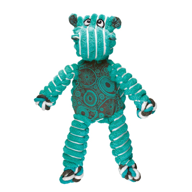 KONG Floppy Knots – Knotted Rope Dog Toy Entices Play – Tug Toy Satisfies Natural Instincts – Dog Supplies with Floppy Design & Minimal Stuffing – Elephant, for Medium/Large Dogs