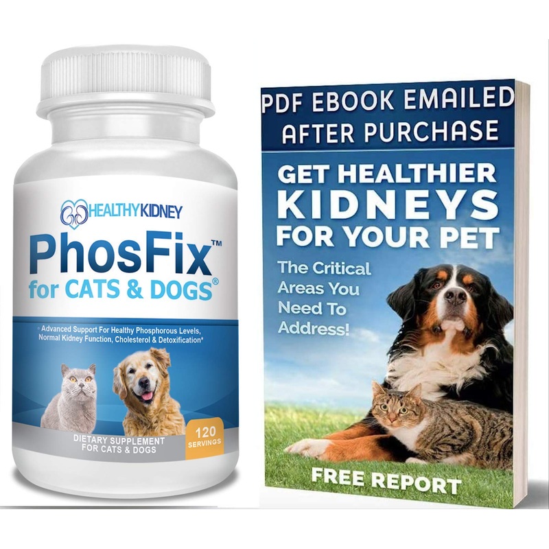 PhosFix for Cats & Dogs: Phosphorus Binder for Cats & Dogs to Support Normal Phosphorus Levels and Kidney Function, Chitosan for Restoring Kidney Health Naturally. A Special Renal Supplement