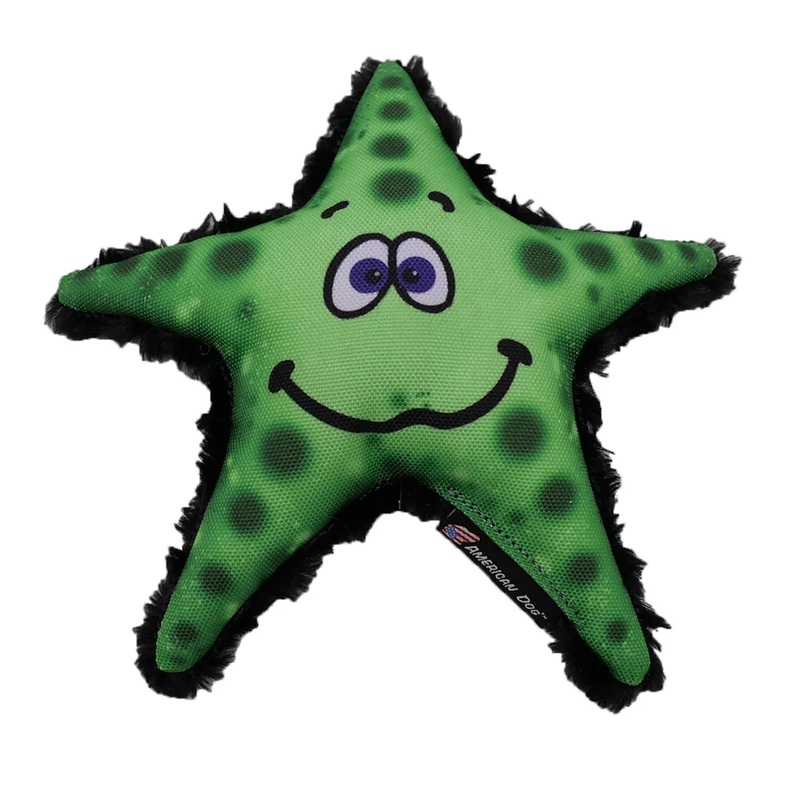 Stanley Starfish  Durable Fetch Dog Toy Made in USA from Pet-Safe, Machine-Washable 1000D Nylon Material and Minky Fleece for Bonding, Play Time, Exercise, Training, & More Medium Stanley Starfish
