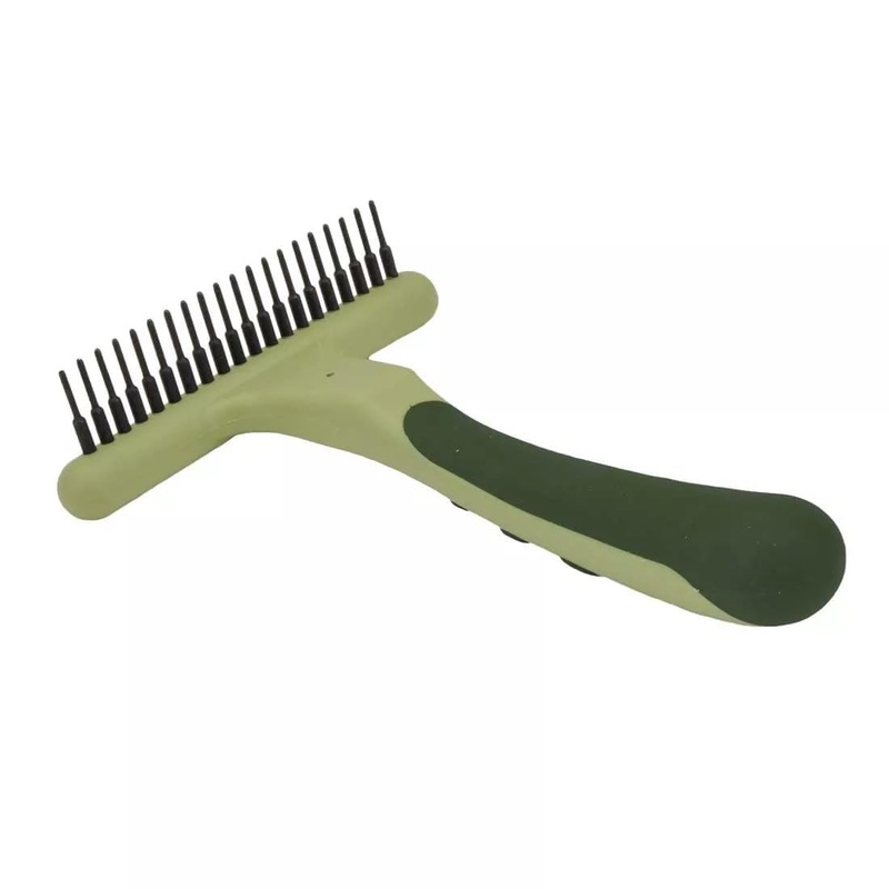 Coastal Pet Safari Single Row Undercoat Rake – Gentle Dematting and Deshedding Tool for Dogs, Pet Grooming Comb Medium-Large