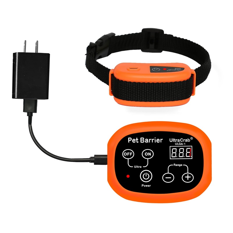 Indoor Pet Barrier for Home,Keeps Areas Off Limits,Dog Home Proofing, Waterproof/Rechargeable/Beep/Static Training Collar,Wireless Electric Fence,1 Dog Orange Kit For 1 Dogs