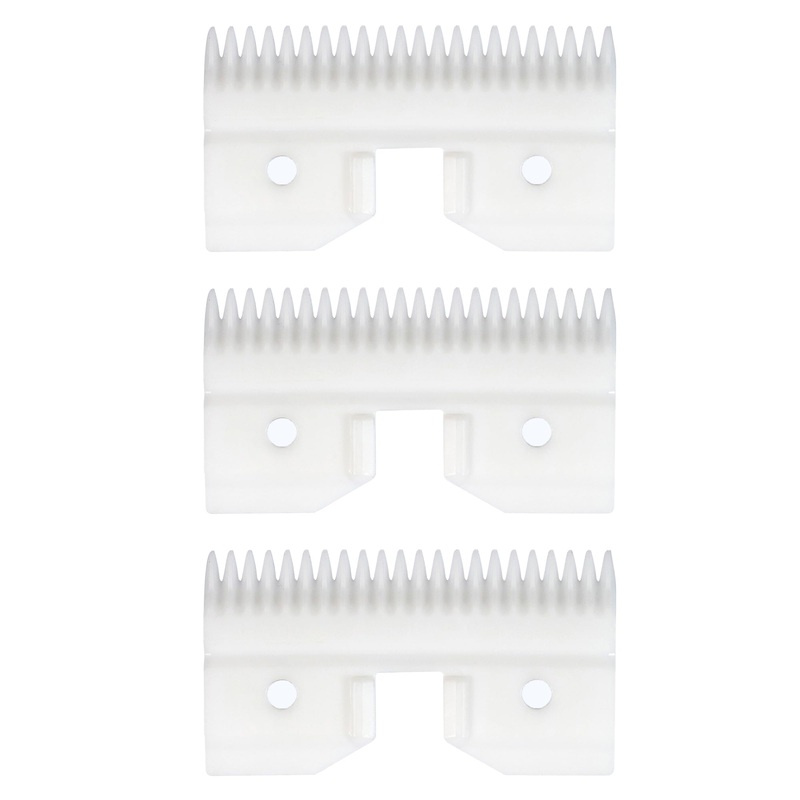 3PCS Ceramic Coarse Pet Replacement Blade Cutter Compatible with Andis 64440, Oster A5 and Walh KM Series Clippers, 22 Teeth
