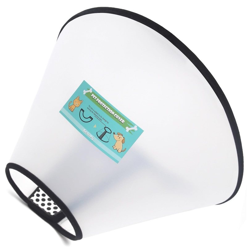 GLADOG Soft Dog Cone Collar, 3 PCS (XL is Only 1 PCS) Flexible Plastic Cone for Dogs After Surgery, Dog Recovery Collar, Adjustable E-Collar for Large/Medium/Small Dogs Cat, Comfy Elizabethan Collar XLX-Large Dog