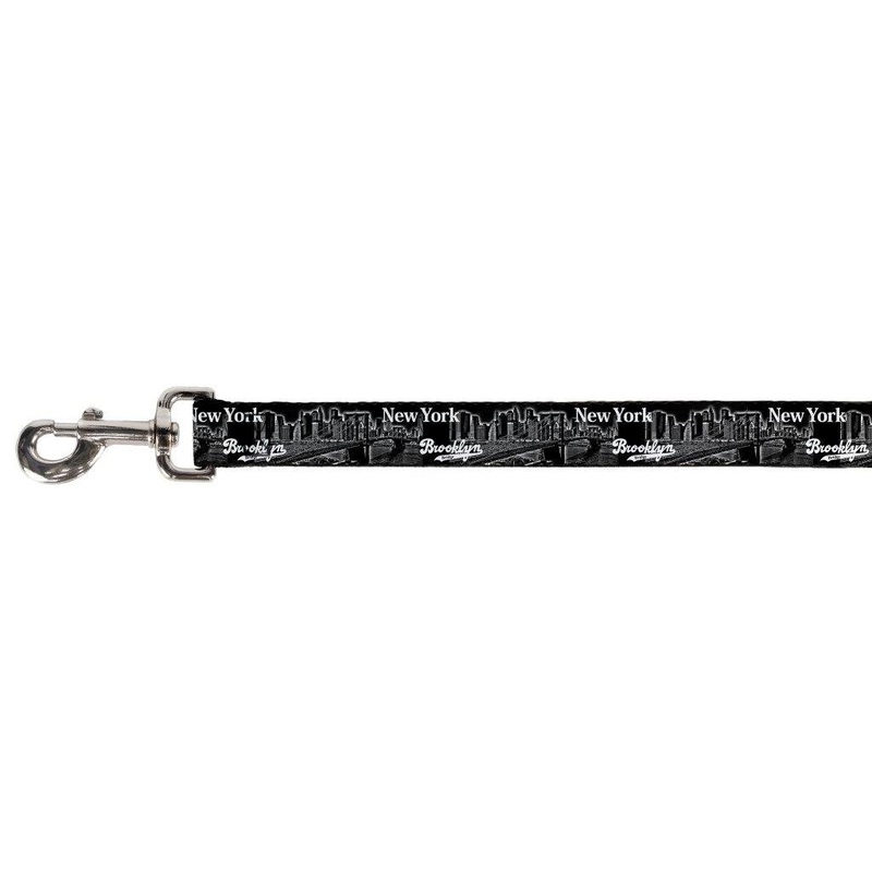 Dog Leash Brooklyn New York 6 Feet Long 1.5 Inch Wide 6 Feet Long – 1.5″ Wide