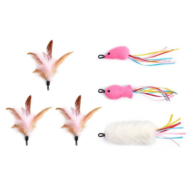 6 Pcs Attachment Refills for The Down Part of Potaroma Hide and Seek Cat Toy Under-the-cover Refills