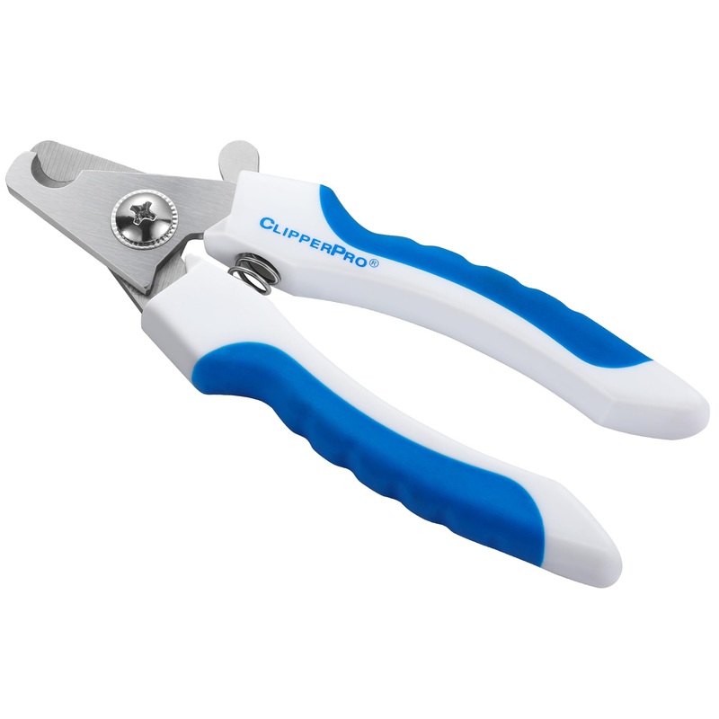 Azurro ClipperPro Dog & Cat Pets Nail Clippers and Trimmers – Professional Pet Nail Clipper & Trimmers with Safety Guard to Avoid Over Cutting – Professional Grooming Tool for Pets