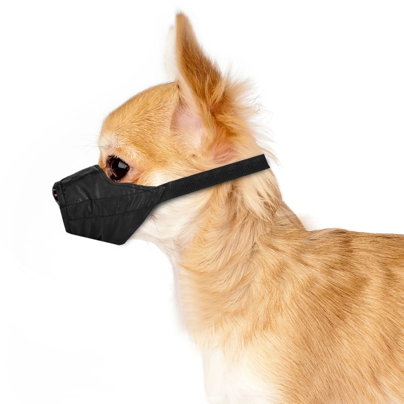 Dog Muzzle for Small Dogs 5-15lbs (XX-Small) Soft Mesh Nylon Quick Fit Dog Muzzle – Small Breed Dog Grooming Supplies – Small Dog Muzzle for Biting XX-Small