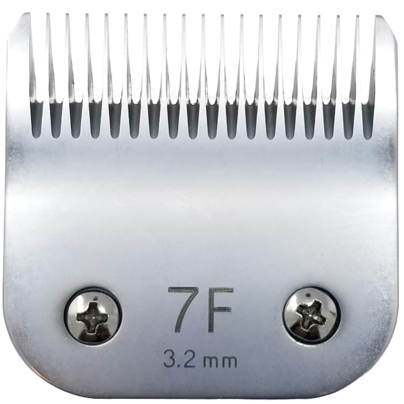 7F Clipper Blades for Dog Grooming, Detachable Blade with 1/8″ (3.2mm) Cut Length, Fits Andis, Oster A5, and Wahl KM Series Clippers