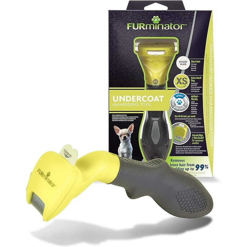 FURminator Undercoat deShedding Tool for Extra Small Short Hair Dogs Under 4.5 kg Version 2.0