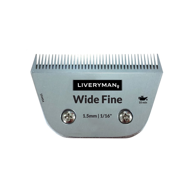 Liveryman Kare-Pro Spare Blade Wide Fine Blade 1.5  Titanium Coated Steel Blade