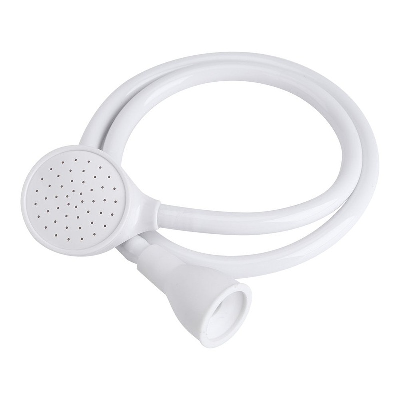 Milltrip Pet Shower Spray Hose, Pet Shower Spray Hose Push On Bath Tub Sink Faucet Attachment Washing Hair Hairdresser(Single ) Single Head