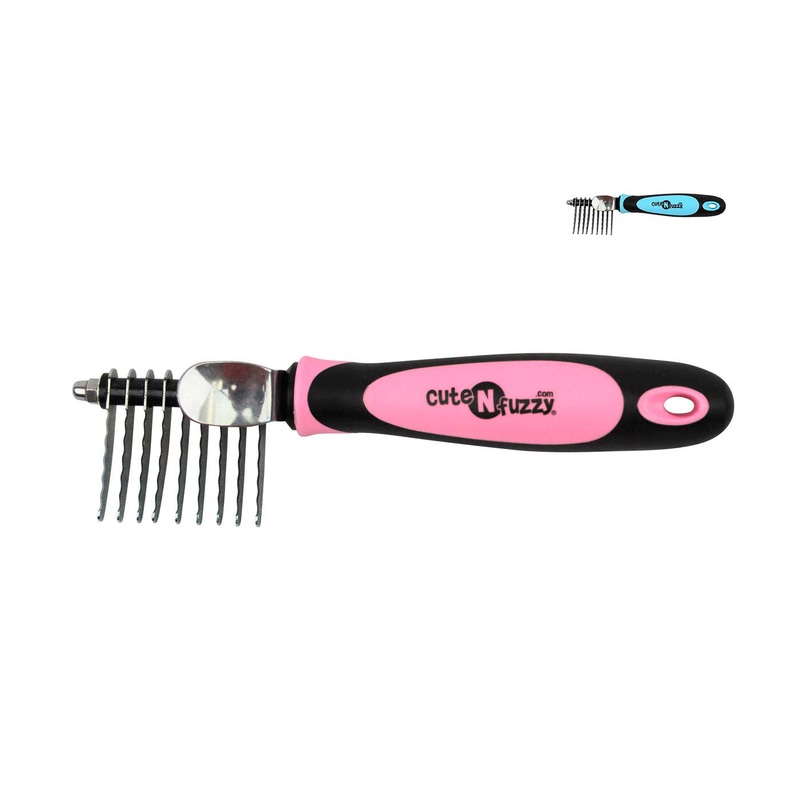 Pet Dematting Comb, Pink