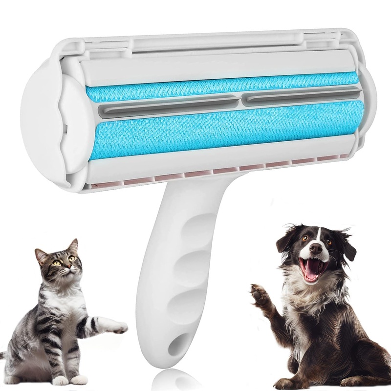 Pet Hair Removal and Lint Roller | Bestiary Reusable Pet Hair Remover for Dogs and Cats | Pet Fur and Lint Removal from Furniture, Clothing, Beds, Car Interior, etc. | Compact Portable Design