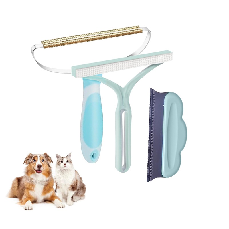 Pet Hair Remover,Pet Hair Removal Tool,3 Pack Dog and Cat Hair Remover Furniture, Reusable Short Handle Removal Tool for Car, Carpet Rake for Carpet,Fur Scraper Brush Mini for Couch
