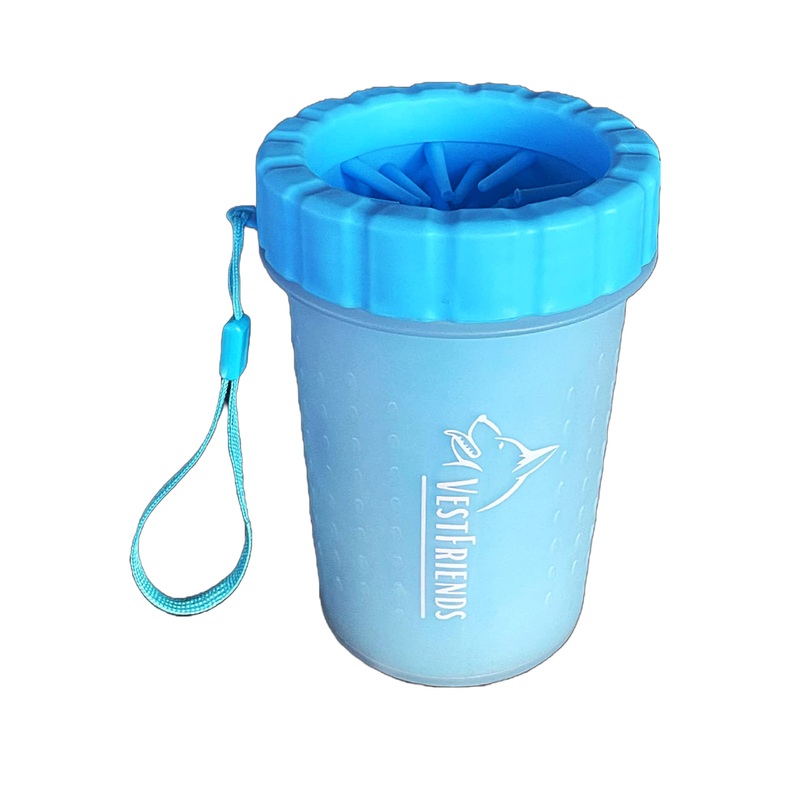 Portable Dog Foot Cleaner – Feet Cleaner for Dogs – Paw Washer – Paw Plunger – Medium and Large Breed Paw Cleaner – Travel Friendly – Durable and Leak Free – For Indoor or Outdoor Use