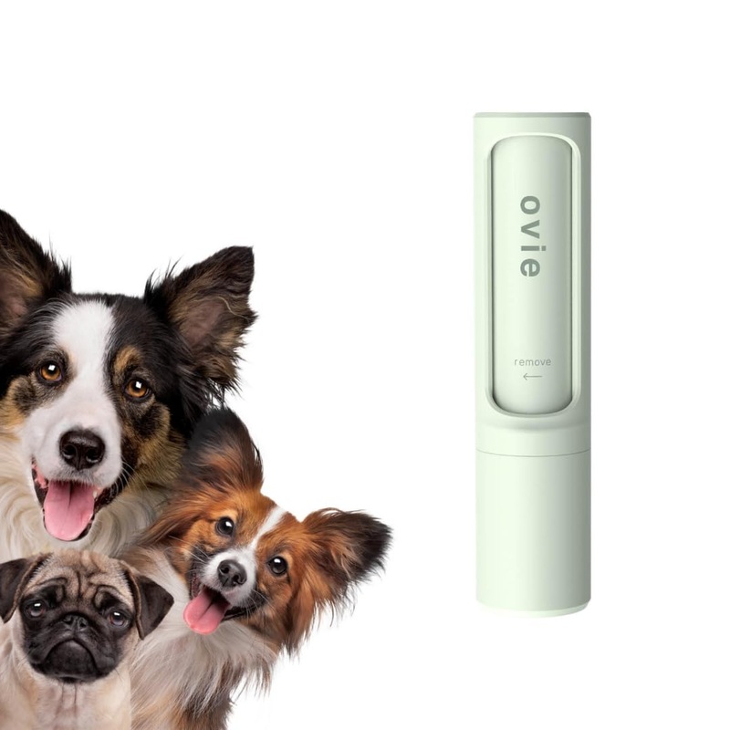 Soothing Dog Brush – Anxiety Relief Grooming Brush – Self Cleaning Calming Slicker Brush for Grooming Pets – Brushes for Long Short Haired Dogs – Deshedding Brush – Portable and Travel Friendly