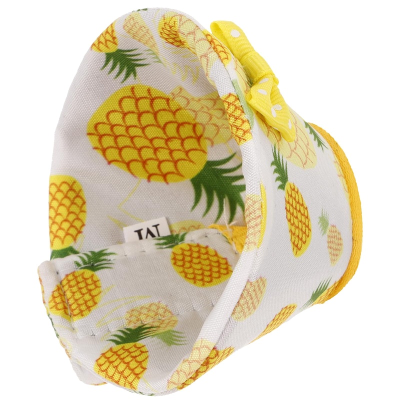 SUPVOX Bird Recovery Collar Bird Elizabethan Collar Neck Rings Wound Protector Cone Collar for Parrot Budgies Parakeet Cockatiels Yellow