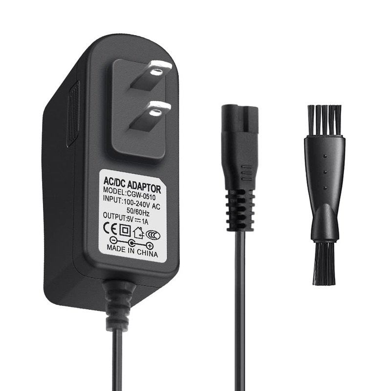 5V Power Cord Replacement onei sall Dog Shaver Clippers Charger for Low Noise Rechargeable Cordless Electric Quiet Hair Clippers 2-Speed Quiet Dog Grooming Kit, JOVNO 5V 1A Charger Adapter