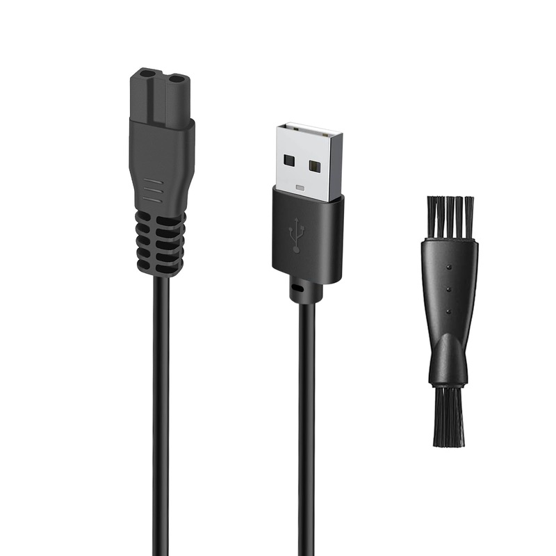 Dog Charger Replacement oneisall Charger, 5V USB Charger Cable Compatible with oneisall Dog Clippers with 1 Cleaning Brush, 3.3ft Power Cord 1 Pack