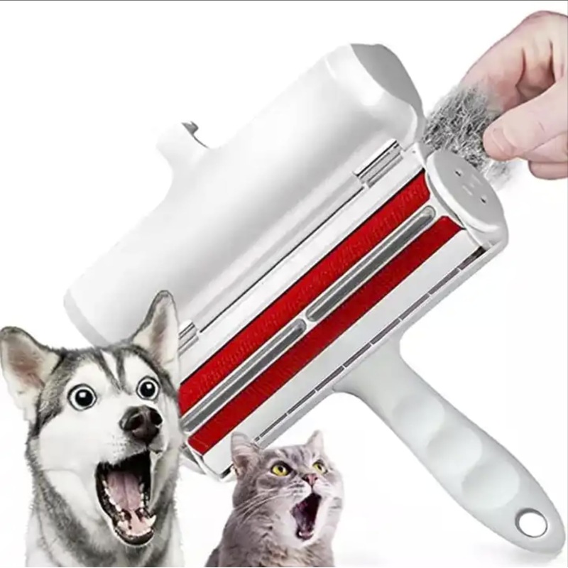 Olivos Store Roller Hair Remover Pet Custom Self-Cleaning Reusable Pet Roller Brush Dog Brush Pet Cat Hair Remover Lint Roller Brush