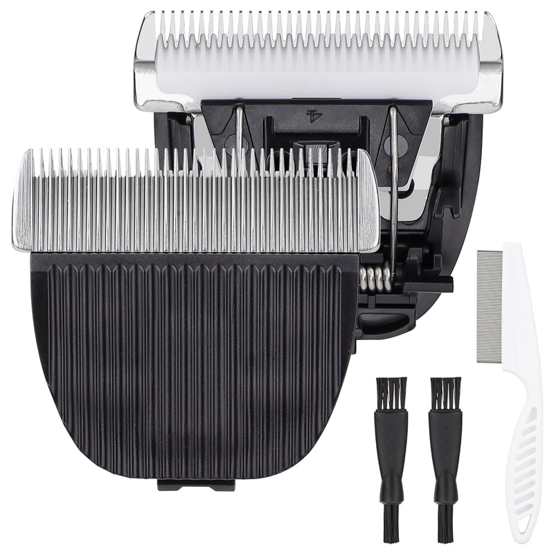 Pet Dog Grooming Replacement Blades: Low Noise Pet Clipper Replacement Blades for ONEISALL Dog Low Noise Dog Clipper & Dog Hair Vacuum Clipper